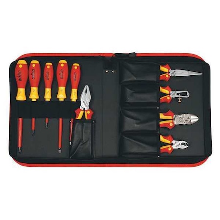 Insulated Tool Set 10 pc. Type 32891 by USA Wiha Insulated Tool Sets