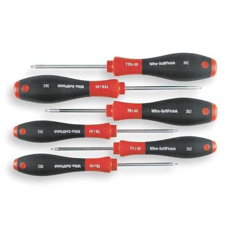 Screwdriver Set Torx(R) 6 Pc Type 36291 by USA Wiha Screwdriver Sets