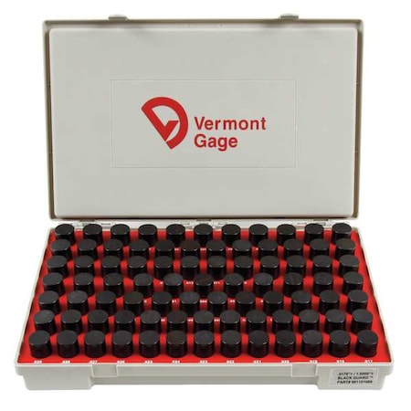 Pin Gage Set Plus 0.917 1.000 In Black by USA Vermont Gage Precision Measuring Gauge Blocks & Clamps