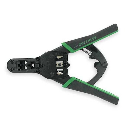 Ratchet Crimper RJ 11 RJ 45 13" L by USA Greenlee Cable & Wire Crimping Tools