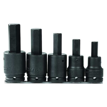 Impact Bit Socket Set 3/4In Dr 6 Pt 5 Pc by USA Proto Socket Sets