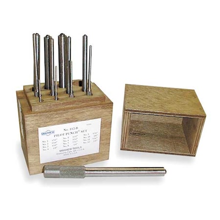 Pilot Punch Set Not Tether Capable by USA Mayhew Nail Sets