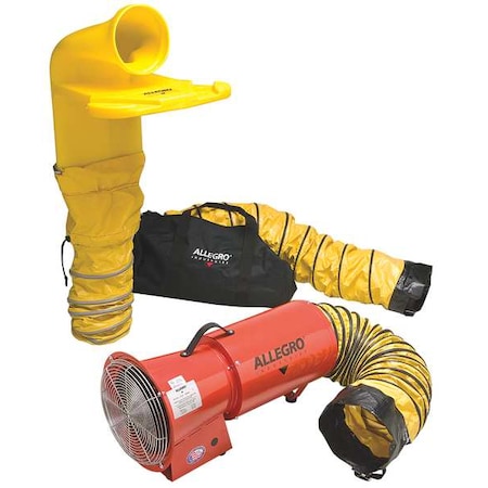 Axial Fan Kit Steel 120VAC HP 1/3 by Allegro in US