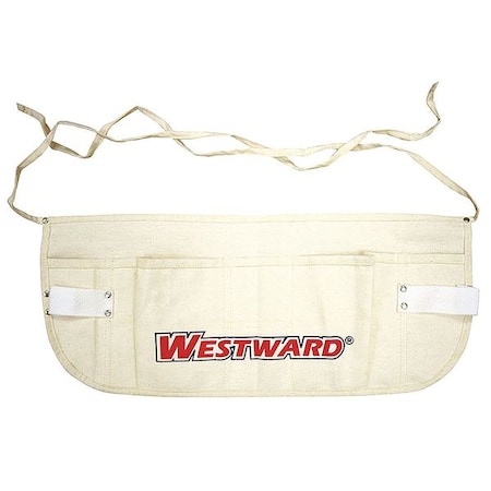5 Pocket Waist Apron w/ Webbed Hammer Loops Fits Up to 52 by USA Westward Tool & Work Belts Aprons & Suspenders