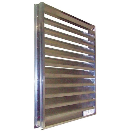 Drainable Louver Fixed 47-1/2 H Alum by Dayton in US