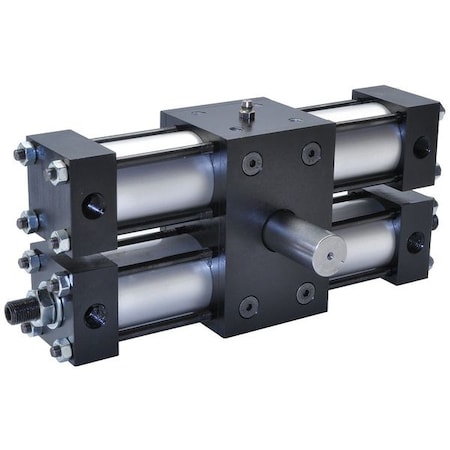 Rotary Actuator DR 90 Deg 2 In Bore by USA Speedaire Pneumatic System Rotary Actuators