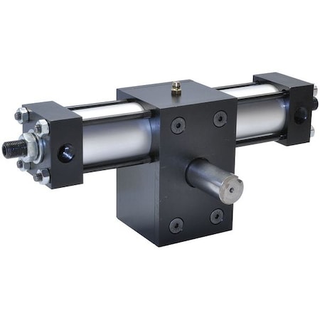 Rotary Actuator SR 180 Deg 1 1/8 In Bore by USA Speedaire Pneumatic System Rotary Actuators