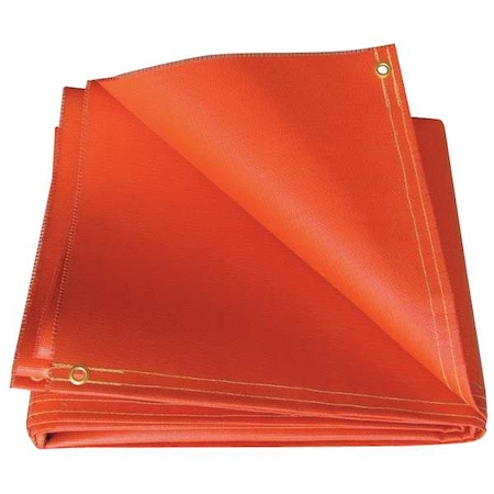 Welding Curtain 5 ft. W 5 ft. Orange by USA Hi Temp Welding Protection Accessories