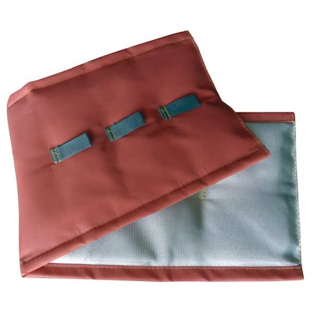 Welding Pipe Wrap 8 in. W 5 ft. Pink by USA Hi Temp Welding Screens