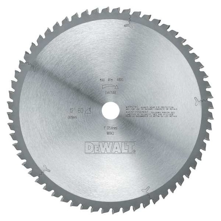 Circular Saw Bld Steel 12 In 60 Teeth by USA Dewalt Circular Power Saw Blades