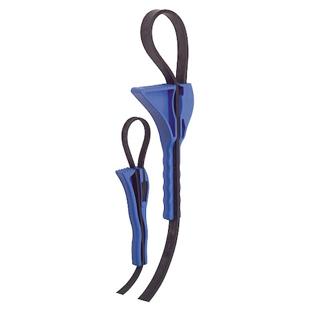 Strap Wrench Set 2 Pc 4and 12 In Dia Cap by USA Westward Chain Wrenches