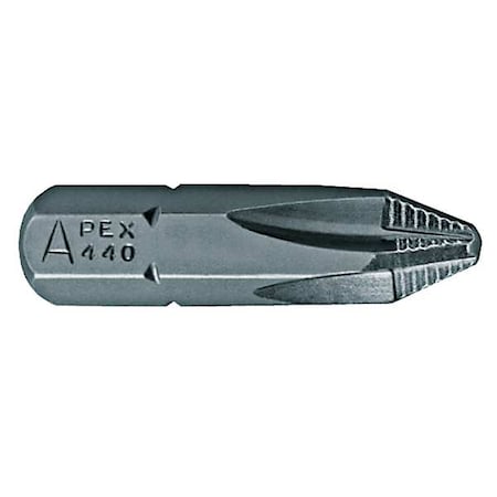Torsion Bit SAE 1/4" Hex #1 1" PK5 Type 440 1 ACR1X 5PK by USA Apex Screwdriver Bits