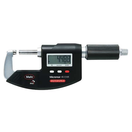 Electronic Micrometer IP65 0 1 In Type 4151721 by USA Mahr Federal Micrometers