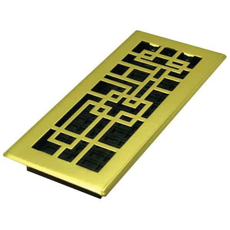 4x10 Floor Register Model ABH410-SB by Decor Grates in US
