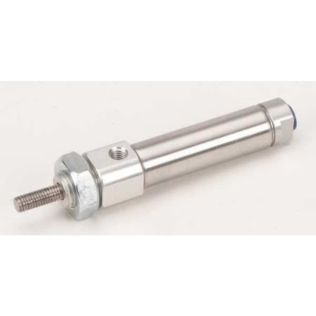 7/16" Bore Round Double Acting Air Cylinder 12" Stroke by USA Speedaire Pneumatic Air Cylinders