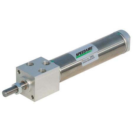 1 1/16" Bore Round Double Acting Air Cylinder 1" Stroke Type NCDMR106 0100 by USA Speedaire Pneumatic Air Cylinders