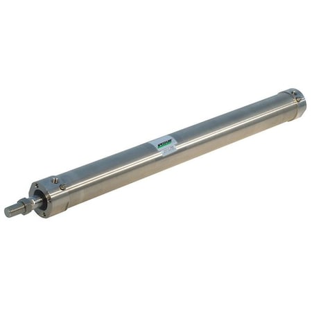 100mm Bore Round Double Acting Air Cylinder 100mm Stroke by USA Speedaire Pneumatic Air Cylinders