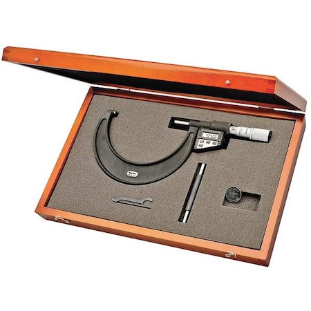 Electronic Micrometer 4 5 In 0.00005 Res by USA Starrett Micrometers
