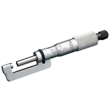 Hub Micrometer 0 1 In 0.001 In Res by USA Starrett Micrometers