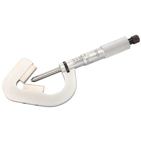 V Anvil Micrometer 0.093 1 In 0.001 Res by USA Starrett Micrometers