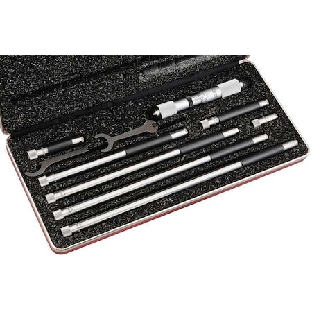 Inside Micrometer Set 4 to 24 In by USA Starrett Micrometers