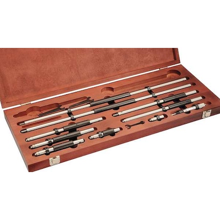 Inside Micrometer Set 6 to 78 In by USA Starrett Micrometers