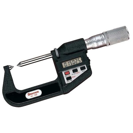 Electronic Screw Thread Micrometer 0 1In by USA Starrett Micrometers