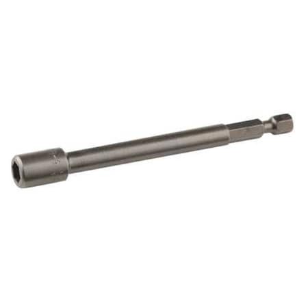 Nutsetter 1/4" Hex 4" L Steel Unfinished by USA Apex Nut Setters & Bit Holders