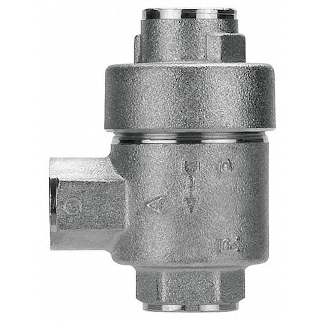 Exhaust Valve FNPT Pipe Size 1/2 by USA Aignep Pneumatic Manual Air Control Valves