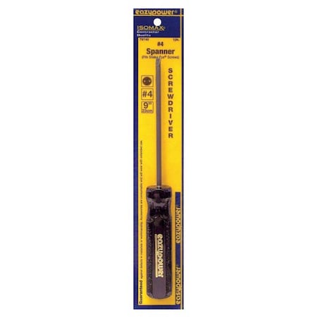 Tamper Resist Screwdriver Spanner #4x5In by USA Eazypower Screwdrivers