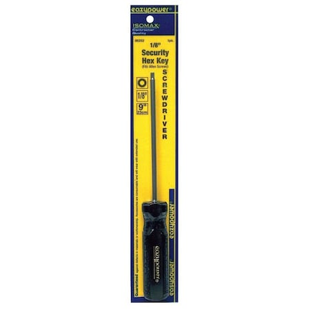 Tamper Resist Screwdriver TR Hex 1/8x5In by USA Eazypower Screwdrivers