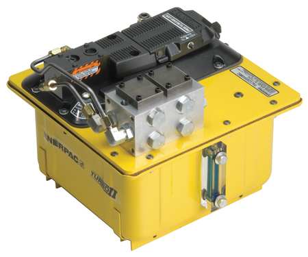 Pump Air/Hyd 5000 PSI 2 Gal w/Manifold by USA Enerpac Hydraulic Air Powered Pumps