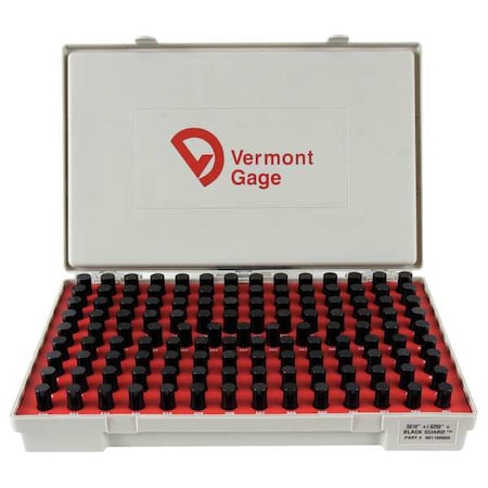 Pin Gage Set Plus 0.501 0.625 In Black by USA Vermont Gage Precision Measuring Gauge Blocks & Clamps