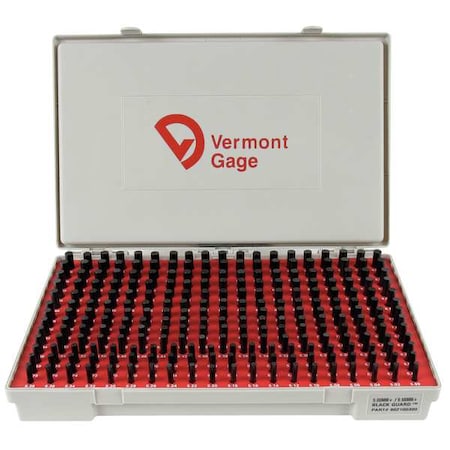 Pin Gage Set Plus 5.00 9.98mm Black by USA Vermont Gage Precision Measuring Gauge Blocks & Clamps