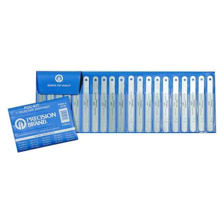 Feeler Gage Set 20 PC Type 19740 by USA Precision Brand Precision Measuring Feeler Gauge Sets