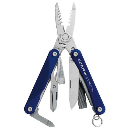Squirt Es4 Multi Tool Blue 9 Tools by USA Leatherman Multi tool Pliers