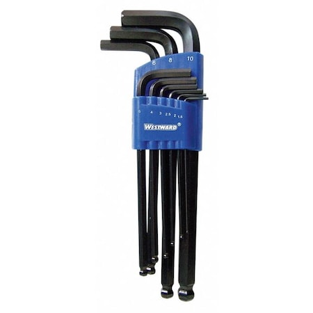 Ball End Hex Key Set Pieces 9 M7 Type 5YUU3 by USA Westward Hex Key Sets