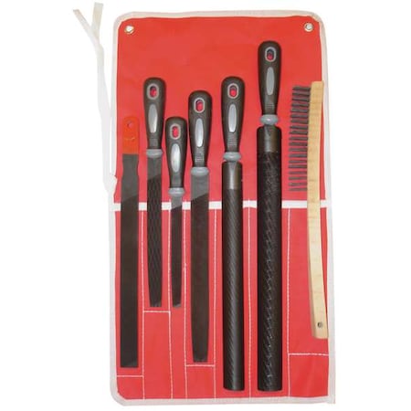 Wind/Oil/Gas File Set American 7 Pieces by USA Simonds Hand Files & Rasps