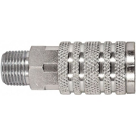 Quick Coupler Body MNPT 1/4 Steel PK2 by USA Value Brand Pneumatic Hose Quick Connect Fittings