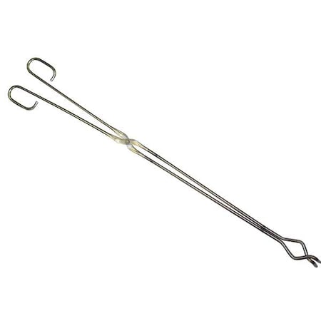 Crucible Tongs 20 In Nickel Plated Steel by USA Value Brand Inspection & Retrieving Tweezers