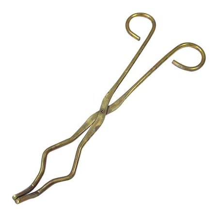 Crucible Tongs 9 In Brass by USA Value Brand Inspection & Retrieving Tweezers
