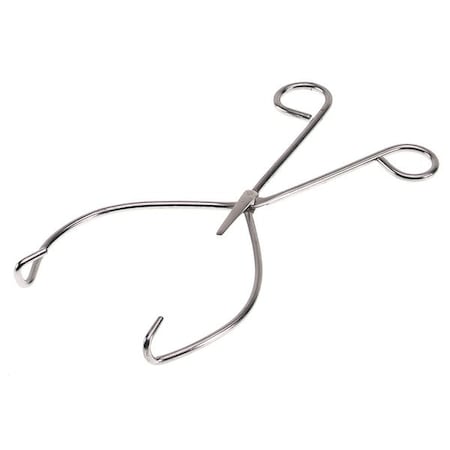 Dish Clamp 9 In Stainless Steel by USA Value Brand Inspection & Retrieving Tweezers