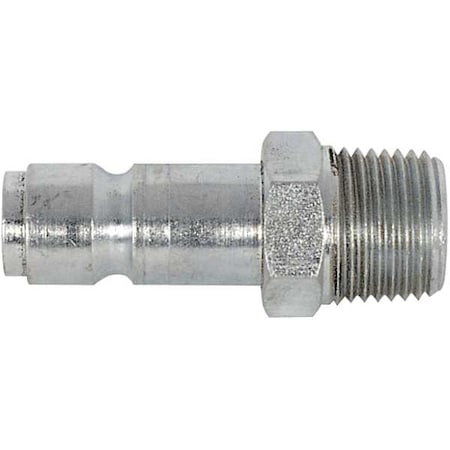 Coupler Plug MNPT 1/2 Steel PK2 by USA Value Brand Pneumatic Hose Quick Connect Fittings