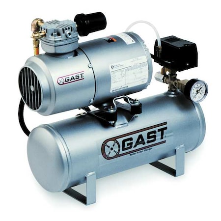 Compressor Air 1/6 HP by USA Gast Stationary Electric Air Compressors
