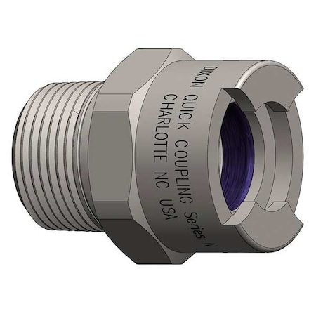 Female to Bowes Coupler (M)NPT 1/2 Steel by USA Dixon Pneumatic Hose Quick Connect Fittings