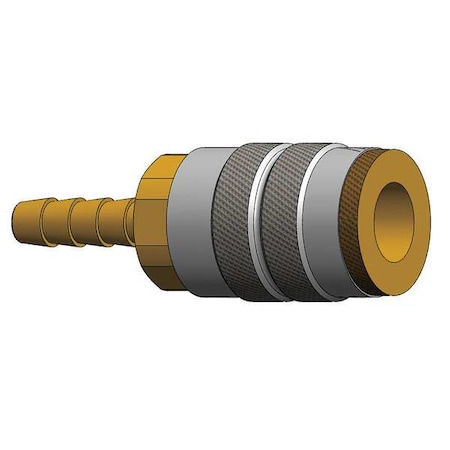 Barb to Indust. Coupler Barb 1/2 Steel by USA Dixon Pneumatic Hose Quick Connect Fittings