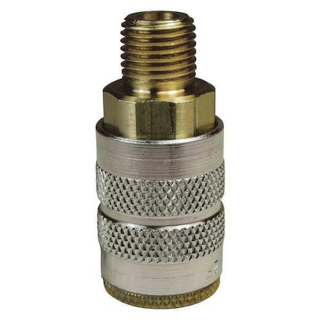 Male to Indust. Coupler (M)NPT 1/2 Steel by USA Dixon Pneumatic Hose Quick Connect Fittings