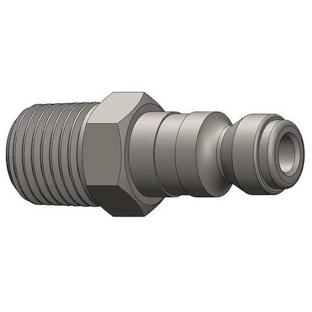 Male to Automotive Plug (M)NPT 3/8 Steel by USA Dixon Pneumatic Hose Quick Connect Fittings