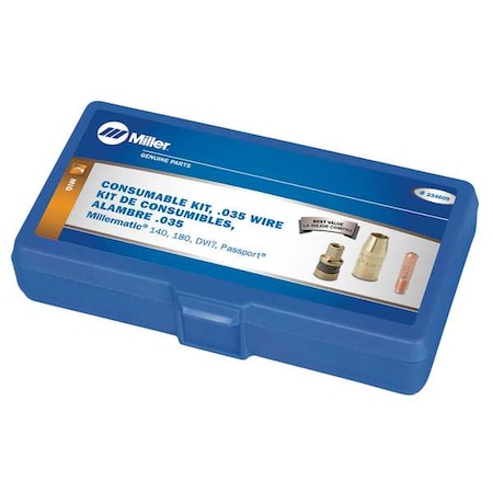 M 100/150 MIG Consumable Kit .035 wire by USA Miller Welding Contact Tips