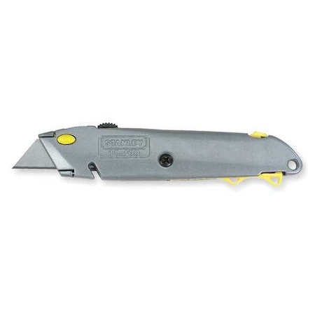 Utility Knife 6 3/8 In. Gray by USA Stanley Utility Knives